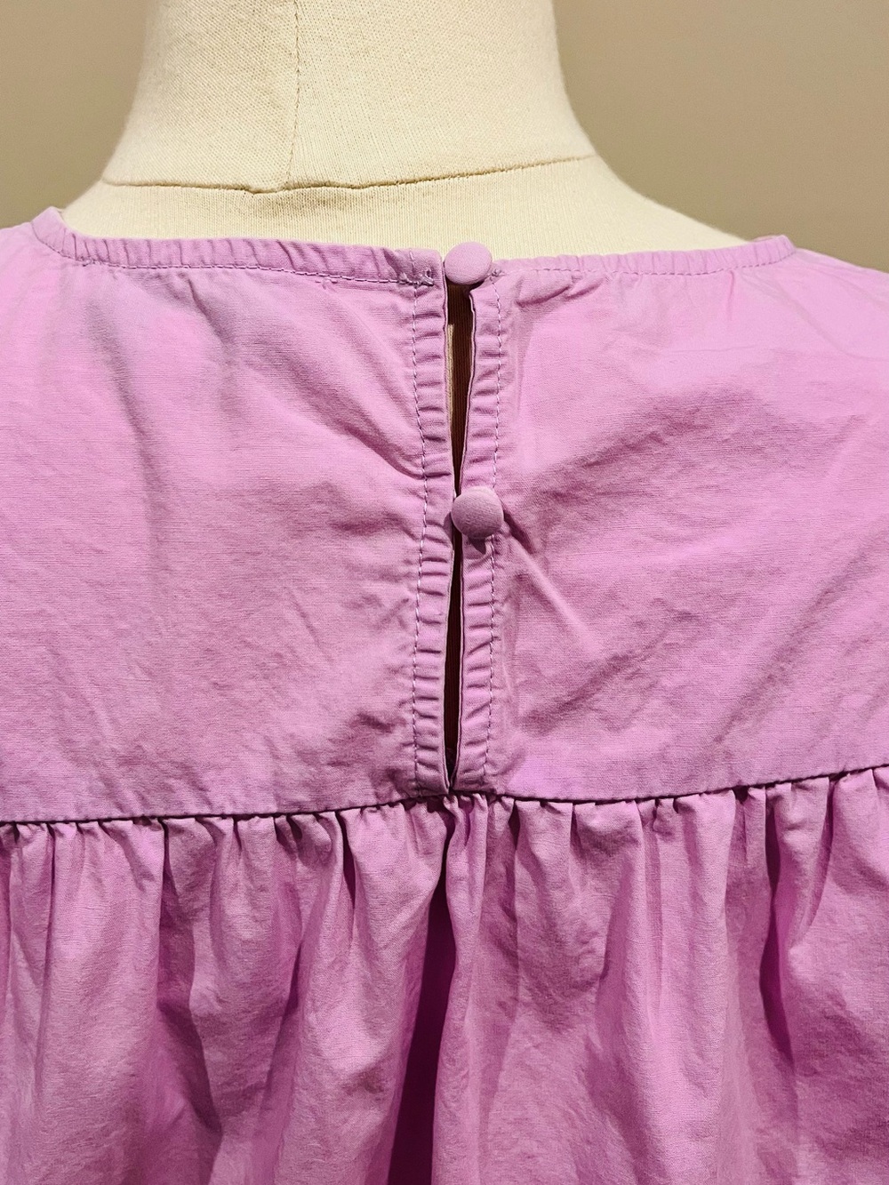 PINCH Lavender Ruffle Sleeve Top - Picture 4 of 5